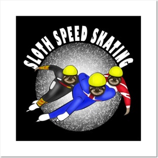 Sloth Speed Skating Posters and Art